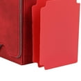 thumbnail image 4 of Dalazy Étui en Cuir pour Cartes 100+ Cartes sous Pochette pour Affaires Rouge 1ensemble, 4 of 6