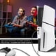 thumbnail image 3 of Concentrador para PS5 Slim, concentrador de expansión USB de alta velocidad con 4 puertos, concentrador USB con 4 puertos USB + 1 puerto tipo C, accesorios para la consola PS5 Slim, 3 of 7