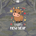 thumbnail image 4 of Inktastic Happy New Year Cute Ox Boys or Girls Baby Bodysuit, 4 of 5