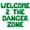 Green, variant on Letter Balloons - WELCOME 2 THE DANGER ZONE 16" Inch Alphabet Letters Foil Mylar Balloon 2nd Birthday Party Banner (Gold)