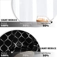 thumbnail image 6 of Pinewave Mix and Match Black Curtains and White Sheers for Living Room,Silver Moroccan Blackout Drapes,52W"x95L"x4,Grommet Top, 6 of 6