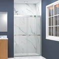 thumbnail image 3 of Transolid FBPT487008F-J-PC 70" High X 47" Wide Bypass Frameless Shower Door - Chrome, 3 of 5