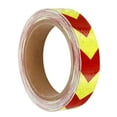 thumbnail image 3 of Uxcell Reflective Tape, 1 Roll 30 ft x 1-inch Adhesive Safety Tape Reflector, Arrow Fluorescence Yellow Red, 3 of 6