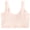 Pink, variant on Esaierr Girls Sports Bras for Kids 10-13Y Teens Girls Racerback Vest-Style Sports Underwear Bra Student Training Bras for Development Period