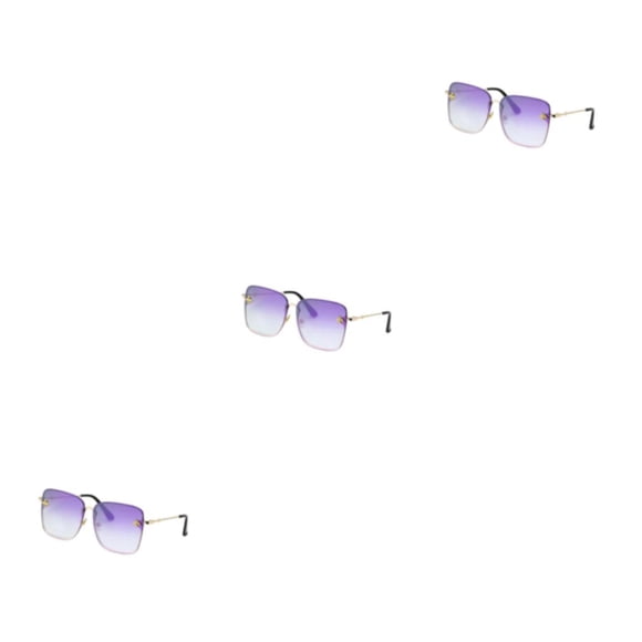 Qarigey Gafas De Sol Cuadradas Mujer Gafas Playa Colorida Resina Estilo Simple Type1 NO1