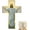 B-1PC, variant on Vintage Wooden Jesus Wall Cross, Catholic Crucifix Wall Cross, Spiritual Christian Art Gift, 12in Handcrafted Religious Home Decor for Living Room, Bedroom, Or Prayer Space(#3)