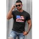 thumbnail image 3 of ABPHQTO Camiseta de manga corta con estampado gráfico de la bandera de EE. UU. para hombre de color negro, 3 of 5