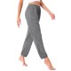 thumbnail image 4 of Pantalones de pijama para mujer INSPIRE CHIC, suaves y cómodos, pantalones de lounge, ropa de dormir con bolsillo, color gris, 4 of 6