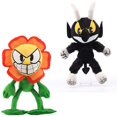 thumbnail image 1 of 2 pieces/set Cuphead Cagney&The Devil plush doll, 1 of 4