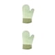 thumbnail image 2 of Guantes de horno de silicona anti-escaldado Yuarrent Aislamiento ignífugo Verde 2Conjunto, 2 of 6