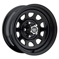 15x8 Vision 84H D Window Gloss Black 5x114.3 5x4.5 ET-19 Wheel Rim