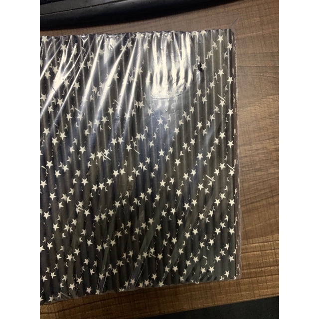 Pajita de papel desechable, biodegradable, original, apta para uso alimentario, para niños