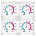 thumbnail image 1 of VERDANVERSE 4Pcs Door Window Thermometer for Home Outdoor Use with Transparent Design, 1 of 6