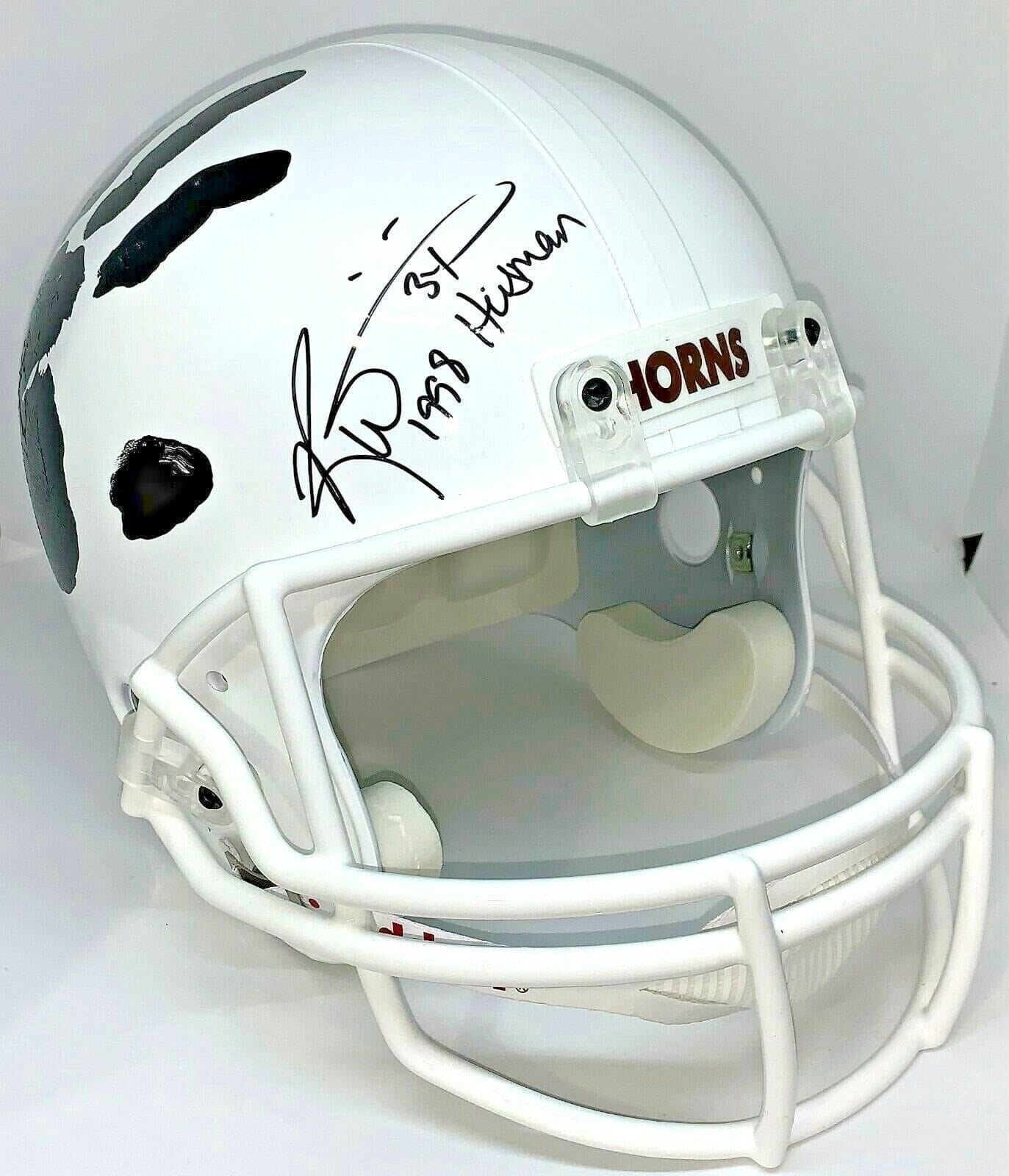 Ricky Williams Handprint Full Size Texas Longhorns Helmet Signed JSA Z65893