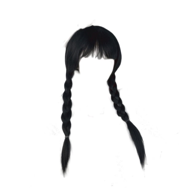 Miércoles Addams vestido Cosplay para niña niños negro gótico vestidos miércoles Cosplay disfraces Halloween fiesta mujer ropaXS Gao Jinjia LED