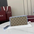 thumbnail image 1 of Gu-cci Leather Zip Around Wallet, 1 of 9