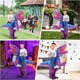 thumbnail image 5 of 1 traje inflable púrpura de Velociraptor para montar en adulto, disfraces de dinosaurios inflables disfraces de Halloween Cosplay Velociraptor  JM, 5 of 5
