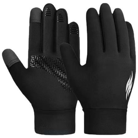 

Winter Gloves for Boys and Girls Warm Soft Touchscreen Non-slip for Running Driving Cycling Hiking
