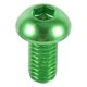 thumbnail image 2 of Tornillos de cabeza hueca redonda M3 de aleación de aluminio, verdes, hexagonales métricos, 10 piezas, tamaños 6-10 mm, 6 mm, 2 of 3