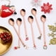 thumbnail image 4 of Cucharas de alce de Feliz Navidad, vajilla de fiesta de Navidad, adornos navideños para el hogar, regalos de Navidad, 2022, 4 of 4