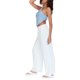 thumbnail image 4 of SAYOO Pantalones de pierna ancha casuales para mujer Pantalones sueltos básicos de cintura elástica de color sólido para mujer SAYOO  perder, 4 of 6