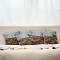 thumbnail image 3 of Ambesonne Colorful Throw Pillow Cover 4 Pack, Nostalgic Lisbon City, 20", Multicolor, 3 of 6