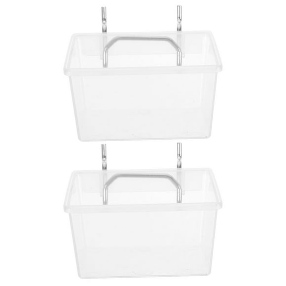 2 Sets of Pegboard Bins with Hooks Heavy Duty Peg Board Bins Utilities Bins Tools Boxes for Home Garage
