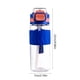 thumbnail image 3 of Botella deportiva de 600 ml con pajita y boquilla | Vaso portátil a prueba de fugas para gimnasio, escuela y viajes | Botella de plástico de gran capacidad sin BPA para niños y adultos, 3 of 6