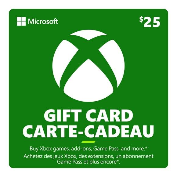 $25 Xbox Gift Card (Digital Code)