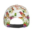 thumbnail image 6 of Balery Baseball Cap Adjustable Size for Running Workouts and Outdoor Activities All Seasons Dad Hat(Birds And Flowers), 6 of 8