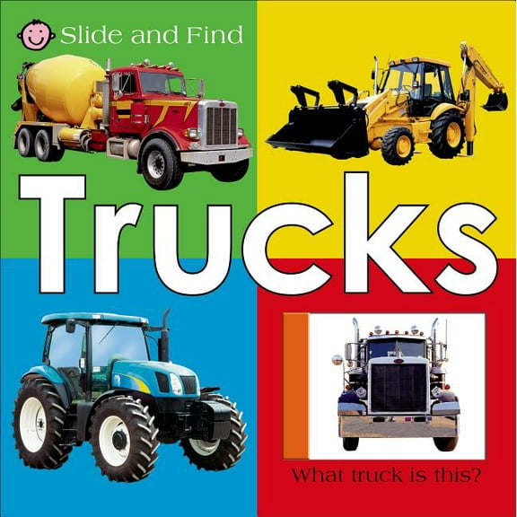 Slide and Find Trucks (Slide and Find), (Board Book)