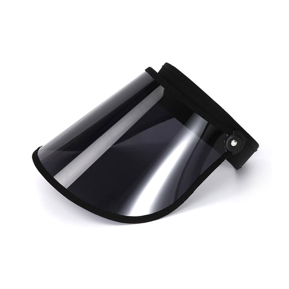 lanema Sun Hat for Woman Teenagers Unisex Outdoor Black Visor Hat Wide Brim Spring Summer Anti-uv Hat Transparent Design