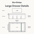 thumbnail image 4 of Organizador gris apilable de 12 cajones BLUE GINKGO, 4 of 7