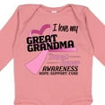 thumbnail image 4 of Inktastic I Love My Great Grandma- Breast Cancer Awareness- Hope, Support, Love Boys or Girls Long Sleeve Baby Bodysuit, 4 of 5