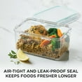 thumbnail image 4 of LOCKnLOCK 37-Ounce Warp, Stain, Odor Resistant Purely Better Rectangular Food Storage Container, 4 of 8