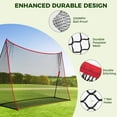 thumbnail image 6 of Sweetcrispy 10x7 FT Golf Practice Net with Target, Driving Range Net for Indoor and Outdoor Use, Red, 6 of 11