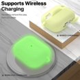 thumbnail image 4 of IBAOLEA Compatible with AirPods Pro Case, Protective Silicone Cover Compatible with AirPods Pro (2019) Fluorescent Green, 4 of 8