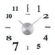 thumbnail image 1 of 3D Reloj de pared con números reloj sin marco hogar comedor Hotel Decoración - Negro 1, 1 of 9