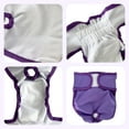 thumbnail image 4 of Dog Diapers for females Reusable Washable Doggie Diapers No Leak Puppy Diapers with Strong Flexible Velcro 3Pcs L, 4 of 7