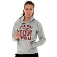 thumbnail image 3 of Funny Science Pun Nerdy Valentines Hoodie Sweatshirt Women Men Brisco Brands S, 3 of 5