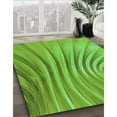 thumbnail image 3 of Ahgly Company Machine Washable Indoor Rectangle Transitional Emerald Green Area Rugs, 4' x 6', 3 of 7