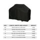 thumbnail image 5 of Cubierta para barbacoa Weber Heavy Duty BBQ Horno Durable Antipolvo Cuadrado Fácil limpieza Wdftyju  Libre de BPA, 5 of 5