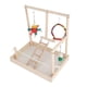 thumbnail image 2 of Bird Parrots Perca De Playstand Con Pájaros Alimentador De Alimentos Para Agua Suministros Para Pájaros, 2 of 9