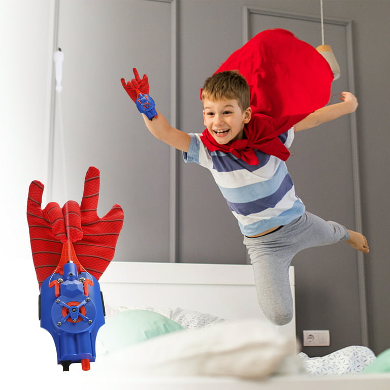 Spiderman Spider Silk Launcher For Kids Rope - Can Grab Small Objects, Super  Hero Gloves Wrist Toy Cosplay