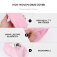 thumbnail image 5 of 100PCS Nonwoven Fabric Shoes Cover Disposable Dustproof Nonslip Shoe Protector Elastic Band Breathable Shoes Cover (Thicken, Pink, 400g), 5 of 7