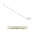 thumbnail image 5 of Achim Fantasia White Single Curtain Rod, 48-86", 2.5" Projection, 5 of 5