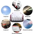 thumbnail image 4 of Car Cover All Weather 6 Layer Breathable UV Protection Waterproof Dustproof Universal Fit Full Car Covers for SUV, 4 of 7