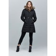 thumbnail image 5 of Ellos Women's Faux Fur Trim Puffer Coat, 5 of 6