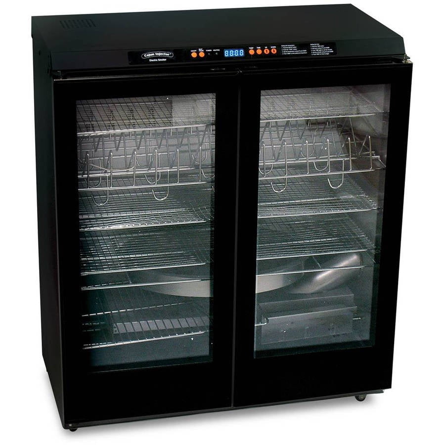 Cajun Injector Double Glass Smoker Walmart Com