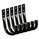 thumbnail image 5 of 6 ganchos de almacenamiento para garaje, ganchos de pared, fáciles de instalar, de hierro, resistentes, para colgar herramientas, cuerdas, almacén y Negro, 5 of 8